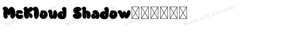 McKloud Shadow字体转换